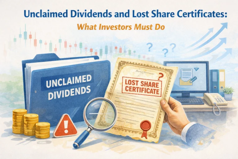 Unclaimed Dividends and Lost Share Certificates: What Investors Must Do